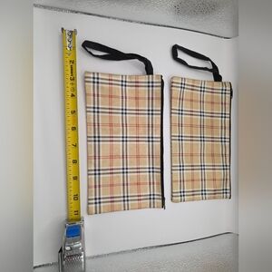 Plaid Zippered Pouches